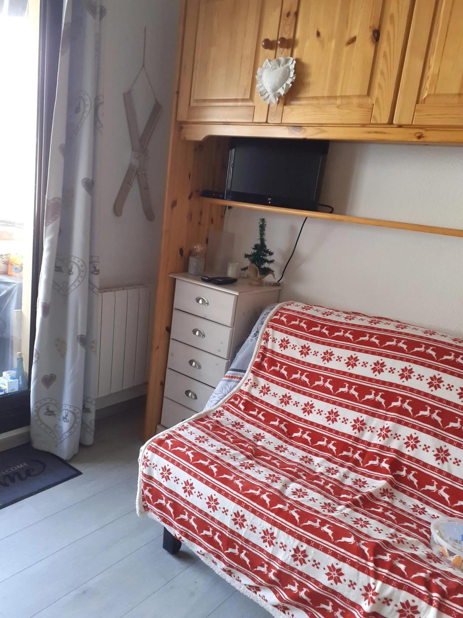Studio Charmant Avec Vue Sur La Montagne A Allos 20 M² Balcon Exterior photo